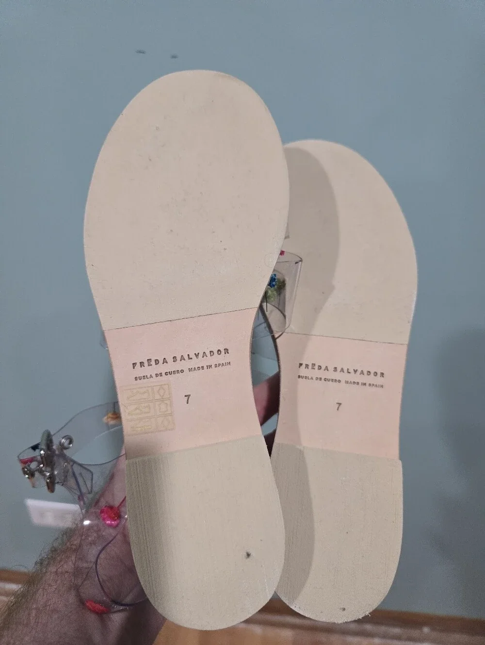 Freda Salvador Sera Fisherman Sandals Size 7 Cottagecore Summer - Picture 3 of 3